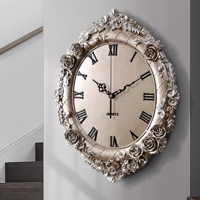 Orologio da Parete Grande Albero della Vita - Design Nordico Vintage per Soggiorno Europeo - immagine 4