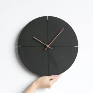 Orologio da Parete Nero Moderno